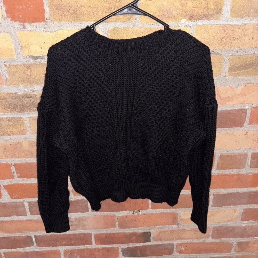 Ann Taylor Black Women's Crew Neck Sweater